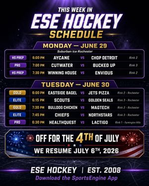 Image post by @esehockey on Instagram