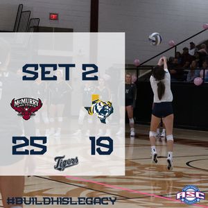 Image post by @ETBU_Volleyball on Twitter