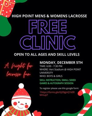 Image post by @hpumenslacrosse on Facebook