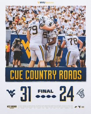 Image post by @wvufootball on Instagram