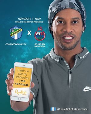 Image post by @ronaldinho on Instagram