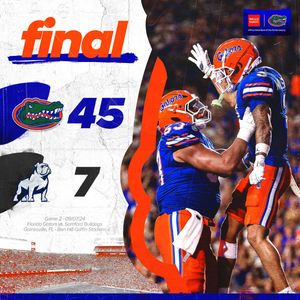 Image post by @GatorsFB on Twitter/X