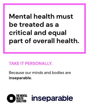 Image post by @mentalhealthcoalition on Instagram
