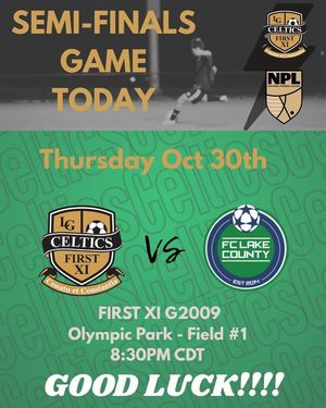 Image post by @TheCelticsSoccerClub on Facebook
