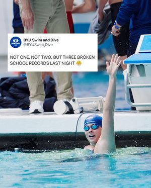 Image post by @byuswimdive on Instagram