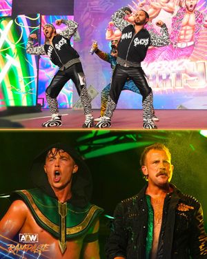Image post by @AEW on Twitter