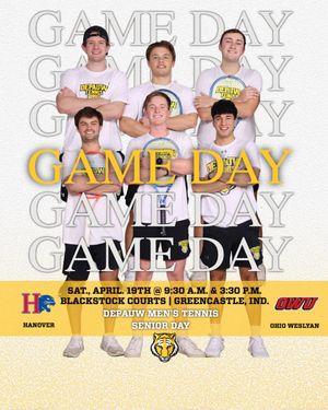 Image post by @DePauwAthletics on Twitter