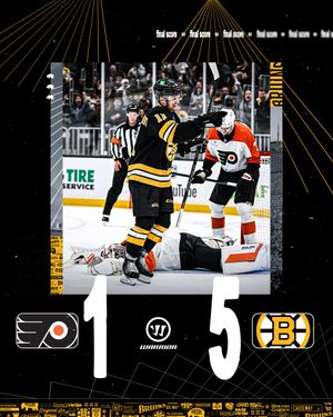 Image post by @NHLBruins on Twitter/X