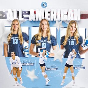 Image post by @USDVolleyball on Twitter