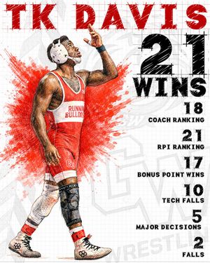 Image post by @gwuwrestling on Instagram