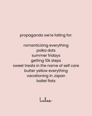 Image post by @lulus on Instagram