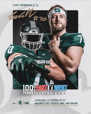 Image post by @MSU_Football on Twitter