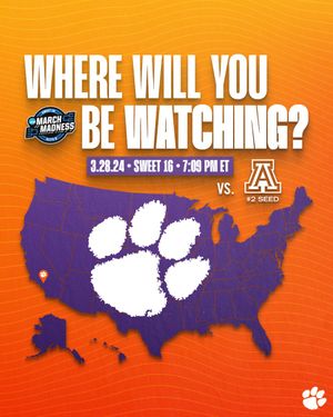Image post by @ClemsonTigers on Twitter