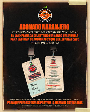 Image post by @clubnaranjeros on Instagram