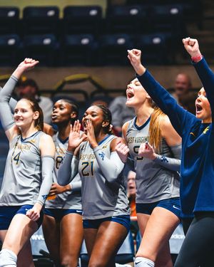 Image post by @wvuvolleyball on Instagram