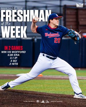 Image post by @BelmontBaseball on Twitter