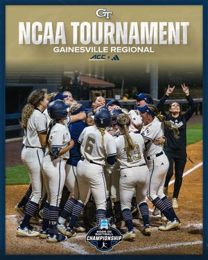 Image post by @GaTechSoftball on Twitter