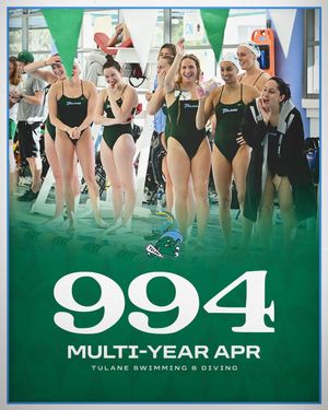 Image post by @tulaneswimdive on Instagram