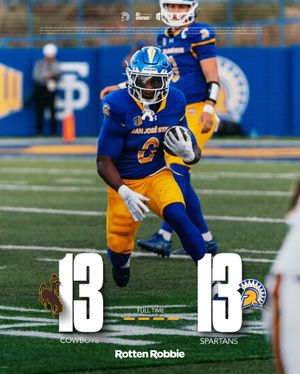 Image post by @sanjosestatefb on Instagram