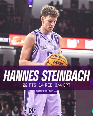 Image post by @uw_mbb on Instagram