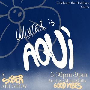 Image post by @AQUÍ Art Show on Facebook