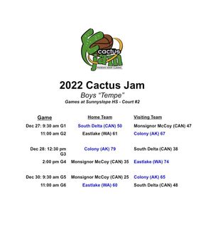 Image post by @cactusjamhs on Instagram