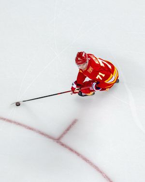 Image post by @NHLFlames on Twitter/X