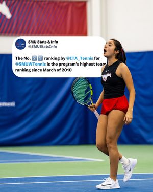 Image post by @smuwtennis on Instagram