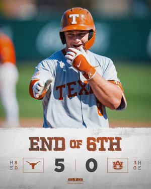 Image post by @TexasBaseball on Twitter
