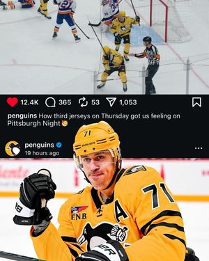 Image post by @penguins on Instagram