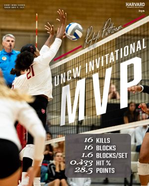 Image post by @harvardwvball on Instagram