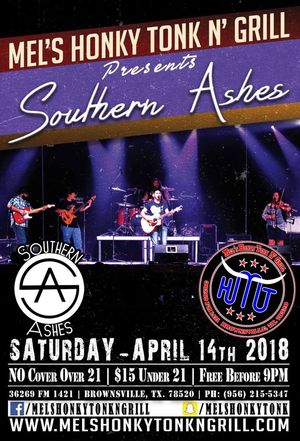 Image post by @SouthernAshesMusic on Facebook