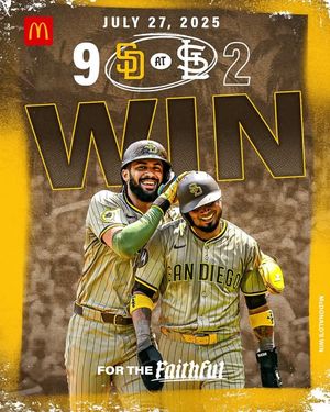Image post by @padres on Instagram
