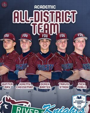 Image post by @FDUKnightsBase on Twitter