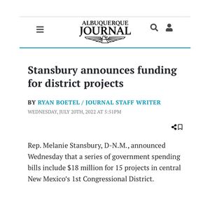 Image post by @repstansbury on Instagram