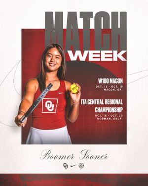 Image post by @ou_wtennis on Instagram