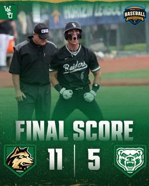 Image post by @wrightstate_baseball on Instagram