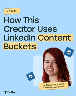 Image post by @buffer on Instagram