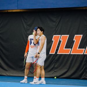 Image post by @IlliniMTennis on Twitter
