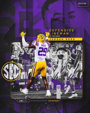 Image post by @LSUfootball on Twitter/X
