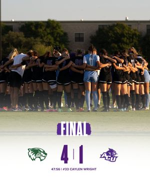 Image post by @ACU_Soccer on Twitter