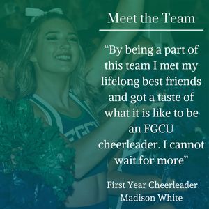 Image post by @fgcu_cheer on Instagram