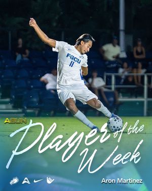 Text post by @FGCU_MSoccer on Twitter/X