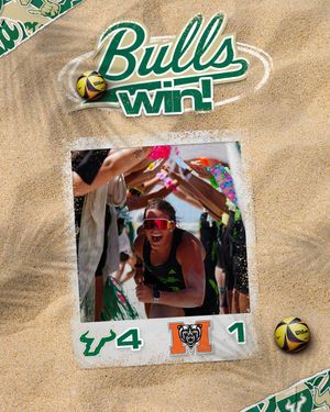 Image post by @USF_BeachVB on Twitter