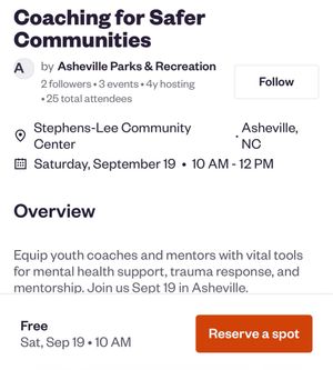 Image post by @ashevillecitysc on Instagram