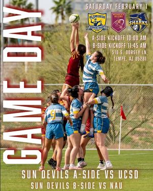 Image post by @womensrugbyatasu on Instagram