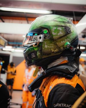 Image post by @landonorris on Instagram