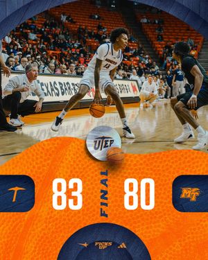 Image post by @UTEPMBB on Twitter/X