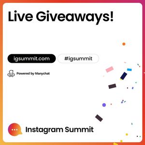 Image post by @manychat on Instagram