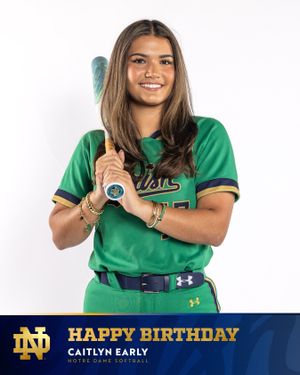 Image post by @notredamesoftball on Instagram